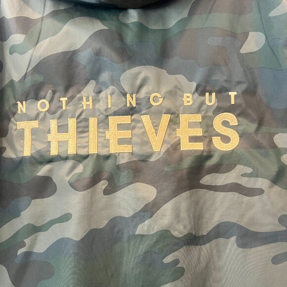 Band Merch, Nothing But Thieves Embroidered Windbreaker Jacket - Picture 6 of 6